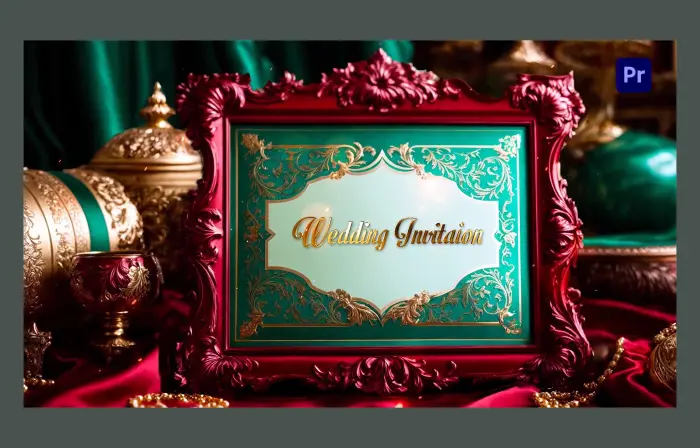 Luxurious Indian 3D Wedding Photo Frame Slideshow